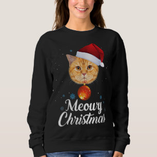 Sweatshirt Meowa Catmas Joyeux Noël Chat moche Sweater