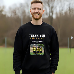Sweatshirt Merci Coach Nom de l'équipe Photo