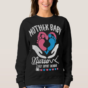 Sweatshirt Mère Bébé Infirmière Appréciation Postpartum Infir
