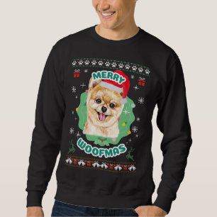 Sweatshirt Merry Woofmas Pomeranian