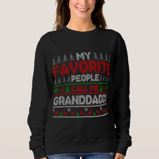 Sweatshirt Mes Gens Favoris M'Appelent Grand-Papa Fatigué Noë