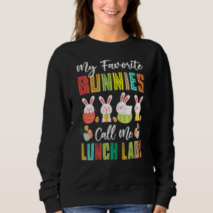 Sweatshirt Mes Lapins Favoris M'Appelent Déjeuner Dame Bon Go