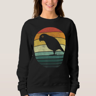 Sweatshirt Meyers Parrot Sunset Retro Vintage les années 70 P