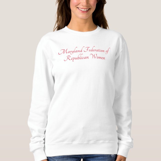 Sweatshirt MFRW Cursive Manches Longues (Devant)