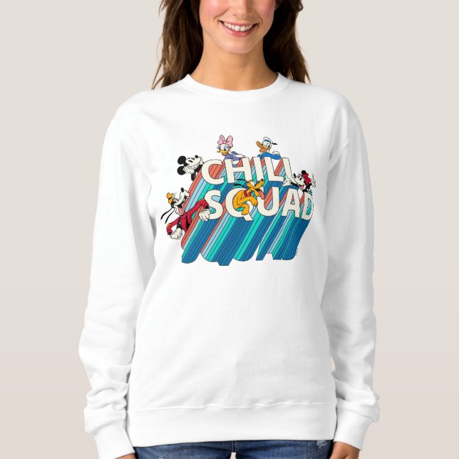 Sweatshirt Mickey et ses amis | Équipe de réfrigération (Devant)