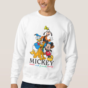 Sweatshirt Mickey & Friends Équipe Vintage Graphique