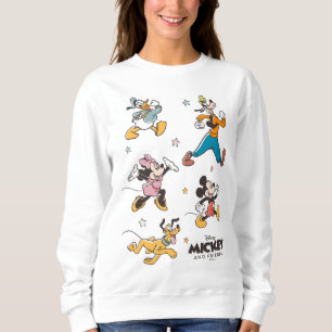 Sweatshirt Mickey & Friends Rétro Stars and Stripes Graphique