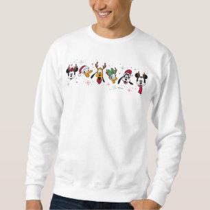 Sweatshirt Mickey & Friends Snowflakes Noël