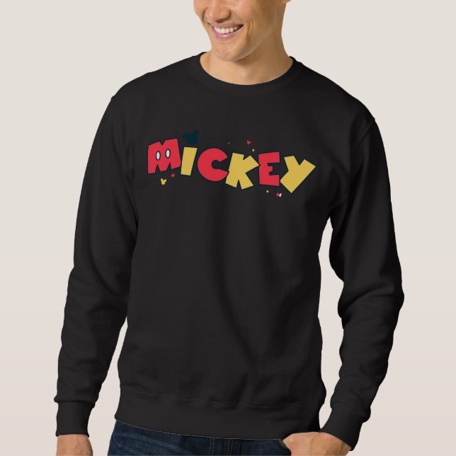 Sweatshirt Mickey Mouse | Fun Font Mickey (Devant)