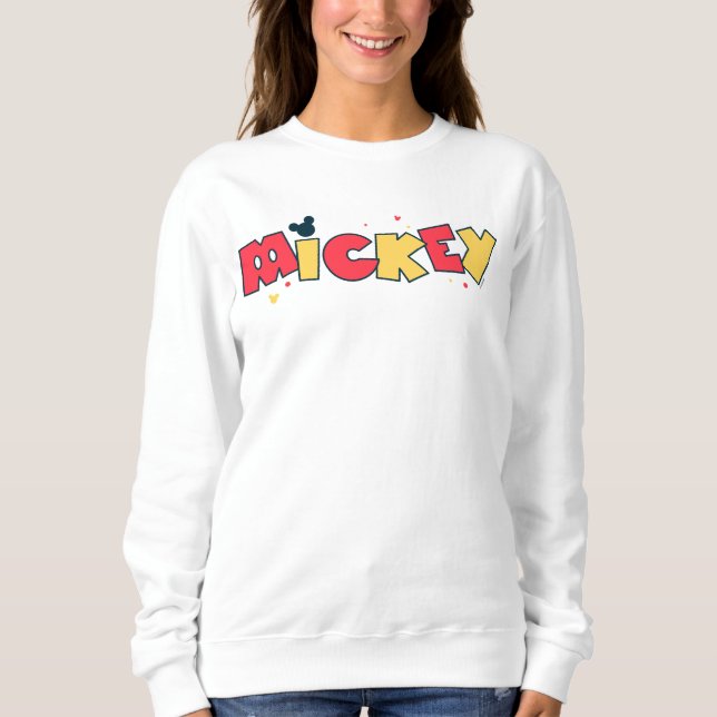 Sweatshirt Mickey Mouse | Fun Font Mickey (Devant)