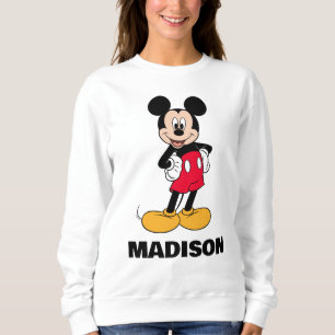Sweatshirt Mickey Mouse Pose Souriante