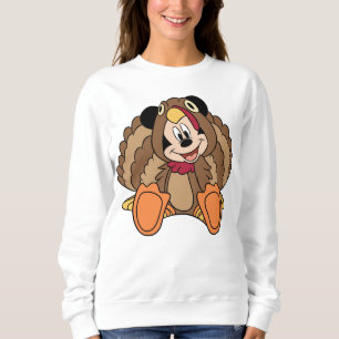 Sweatshirt Mickey Mouse Thankesgiving Turquie