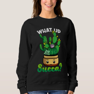 Sweatshirt Mignon quoi de neuf sucka Succulent piquant