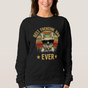 Sweatshirt Mignonne French Bulldog Papa Meilleur Frenchie Pap