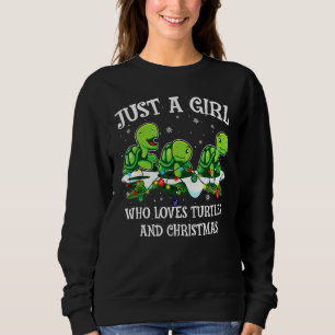 Sweatshirt Mignonne Juste Une Fille Qui Aime Les Tortues Tort