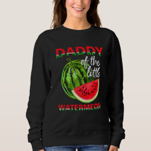 Sweatshirt Mignonne Papa De La Petite Pastèque Pour Hommes