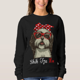 Sweatshirt Mignonne Shih Tzu Maman Femmes Hommes Shih Tzu Chi