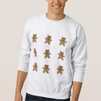 Sweatshirt Mignons biscuits chat en pain d'épice