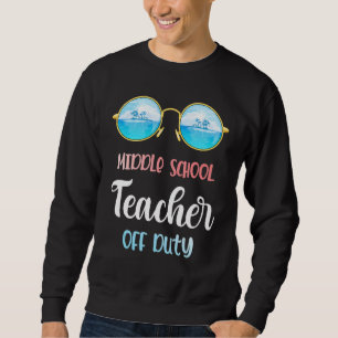 Sweatshirt Milieu Enseignant hors service Lunettes de soleil 