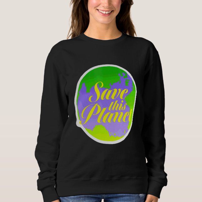 Sweatshirt Militants Hippies des années 70 pour sauver cette  (Devant)