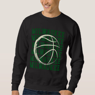 Sweatshirt Milwaukee Basketball Wisconsin Basketball Wi B-Bal