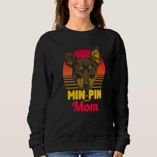 Sweatshirt Min Pin Maman Miniature Vintage Pinscher Chien 2