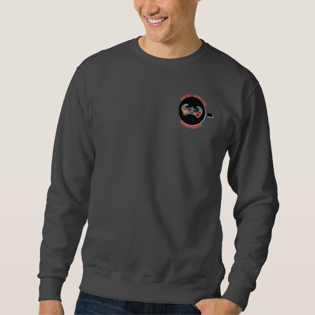 Sweatshirt minimisé de pinte (Devant)