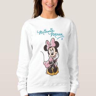 Sweatshirt Minnie Mouse ludique Rêverie à pois