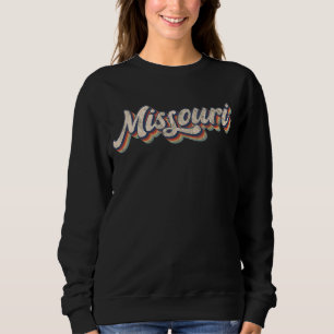 Sweatshirt Missouri Mo Vintage State Retro