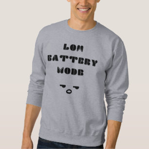 Sweatshirt Mode Batterie basse Conception de devis ennuyeux