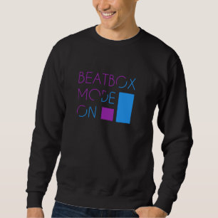 Sweatshirt Mode Beatbox sur le pull