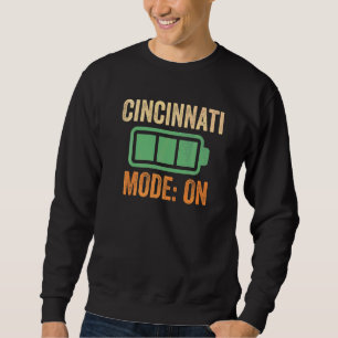 Sweatshirt Mode Cincinnati sur batterie