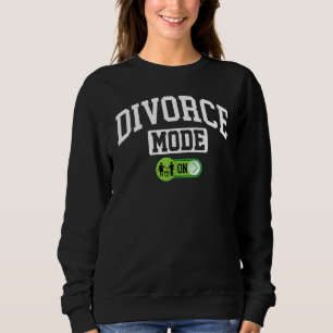 Sweatshirt Mode Divorce Activé Séparation Mari Épouse