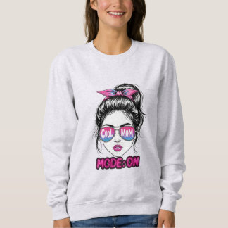 Sweatshirt Mode Maman Cool Activé – Design Amusant et Branché