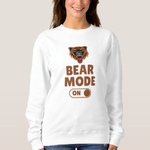 Sweatshirt Mode ours activé