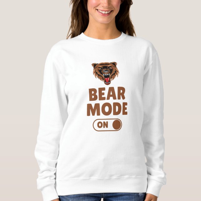 Sweatshirt Mode ours activé (Devant)