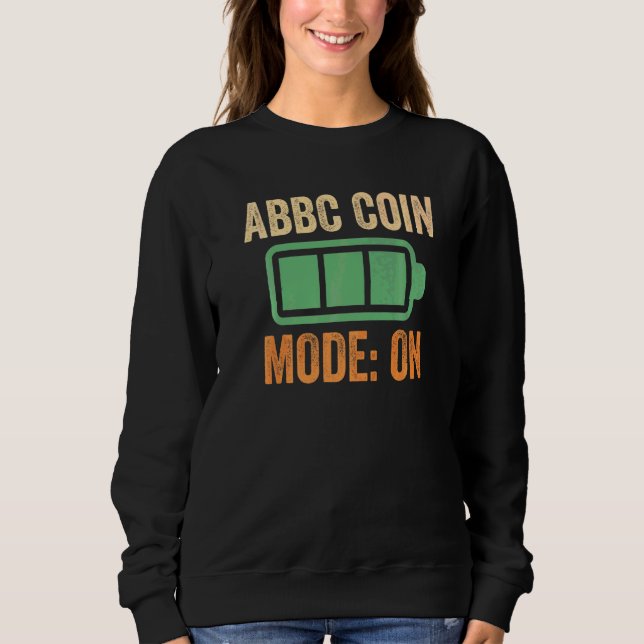 Sweatshirt Mode pièce ABBC sur Crypto (Devant)