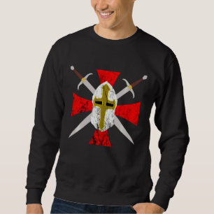 Sweatshirt Modèle Croisés Chevaliers Chevaliers Code croisé S