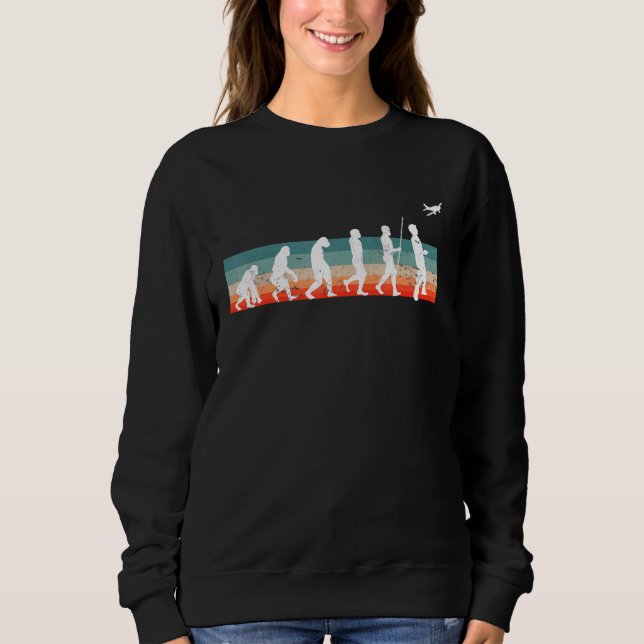 Sweatshirt Modèle d'évolution Vol Rc Avion Avion Avion (Devant)