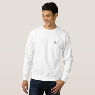 Sweatshirt Modèle Moderne Monogramme Élégant Homme de base