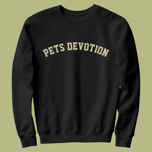 Sweatshirt Moderne amateurs d'animaux de compagnie Besties ma