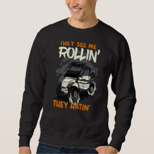 Sweatshirt Moi Rollin'Ils Hatinent Golfers Vêtements Panier d
