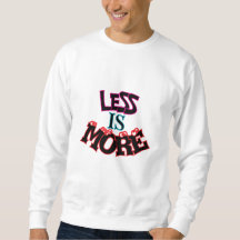 MOINS EST PLUS DE TYPOGRAPHIE