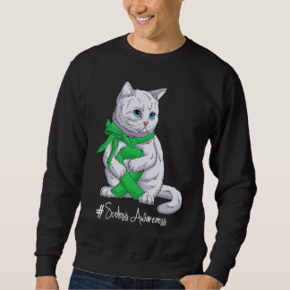 Sweatshirt Mois de la sensibilisation à la scoliose Ruban ver