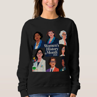Sweatshirt Mois de l'histoire des femmes 2026 – Célébration d