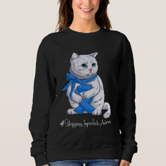 Sweatshirt Mois de sensibilisation à l'Ostéogenèse Imparfaite