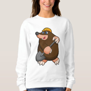 Sweatshirt Mole avec lunette et casquette dur