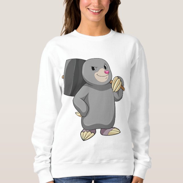 Sweatshirt Mole en Handyman avec Hammer (Devant)