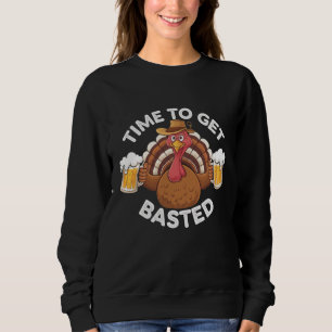 Sweatshirt Moment de se faire arroser drôle de bière de Thank