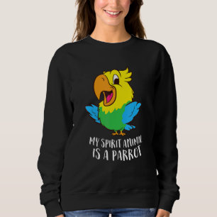 Sweatshirt Mon Animal Spirit Est Un Perroquet